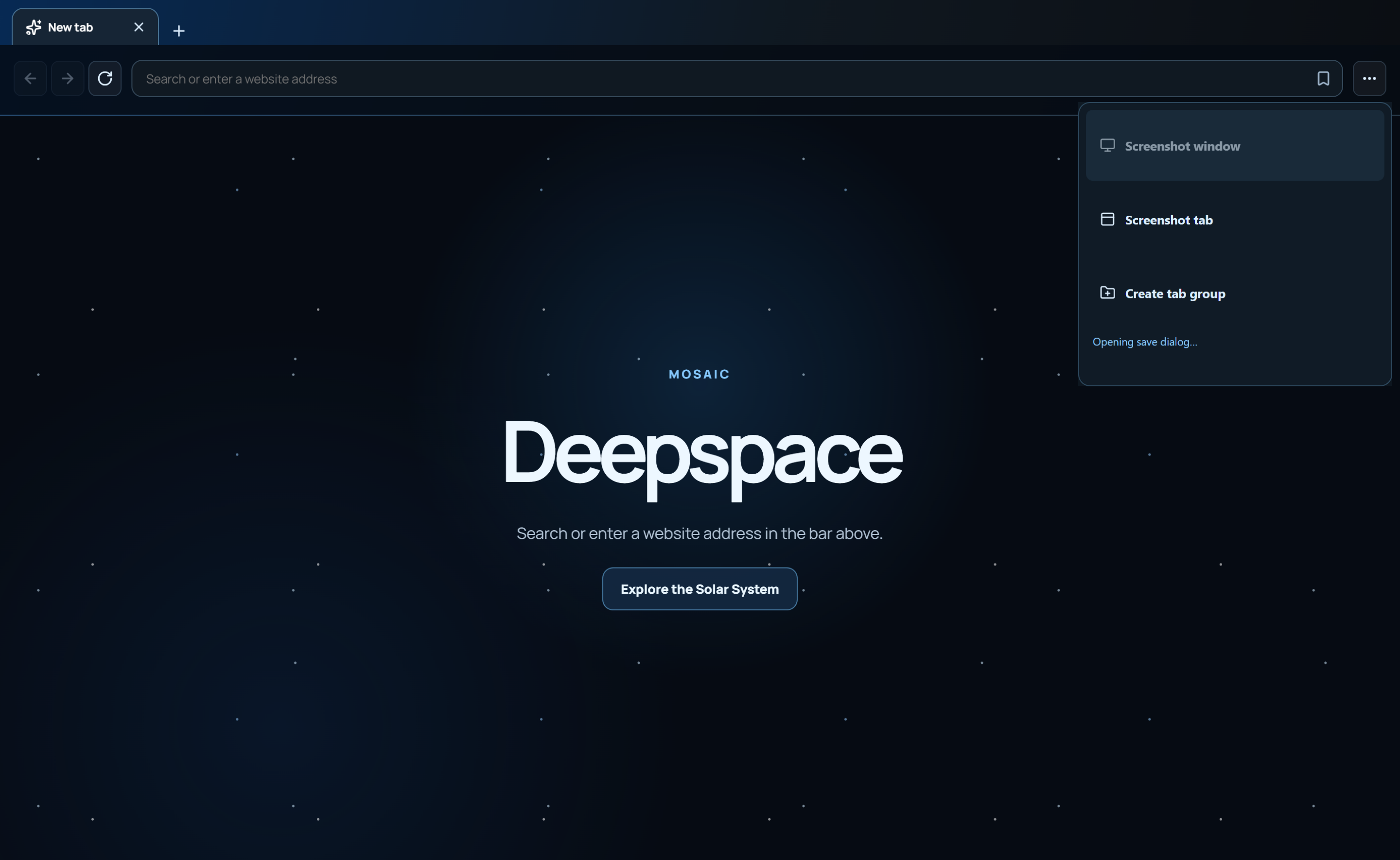 Deepspace interface preview